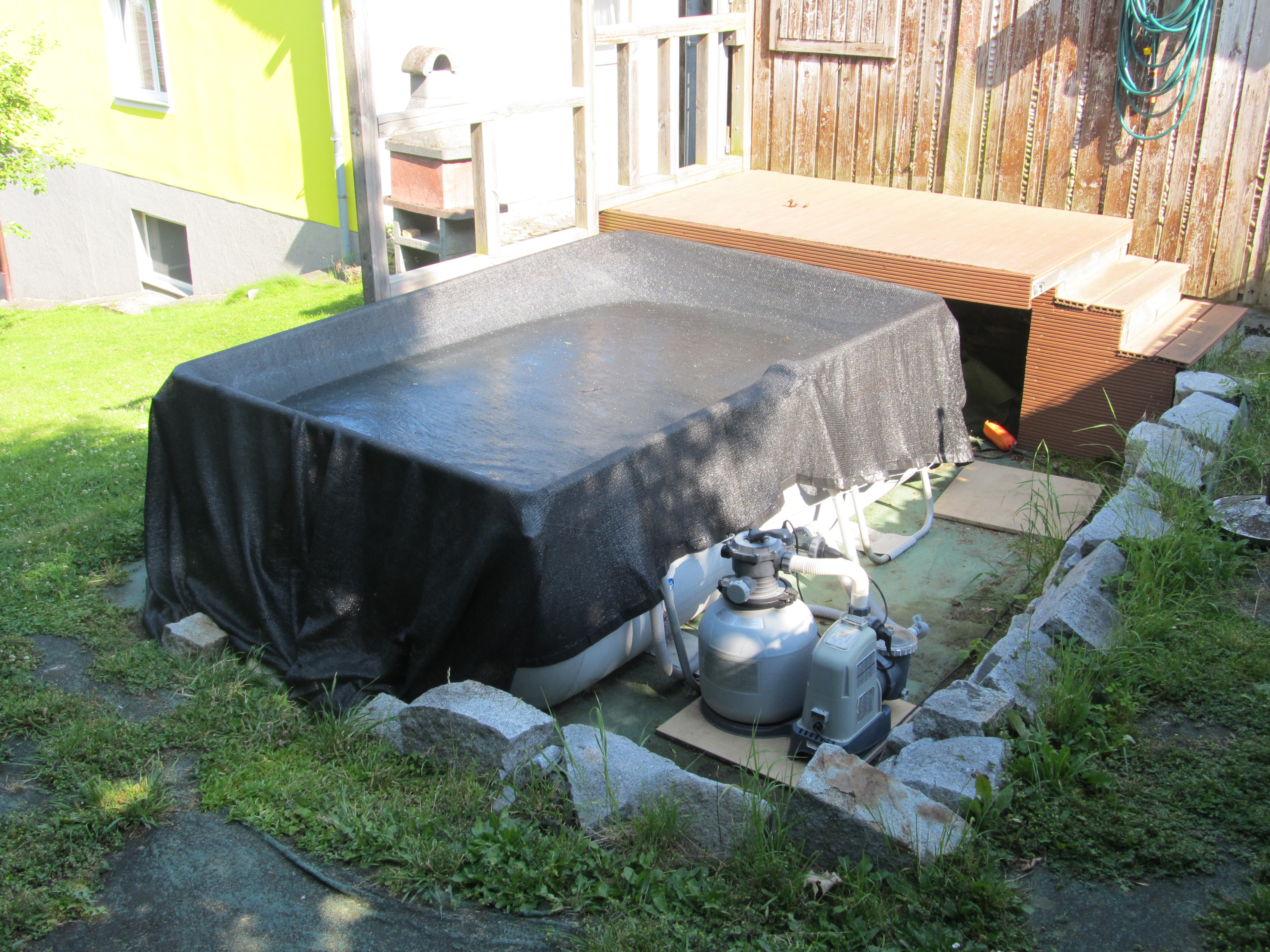 Abdeckung-Pool